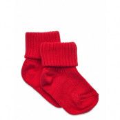 Cotton Rib Baby Socks Sockor Strumpor Red Mp Denmark