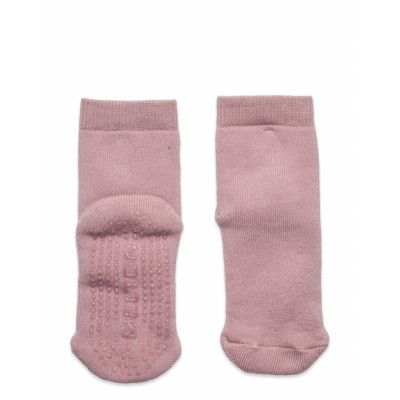 Melton Cotton Socks - Anti-Slip Rosa