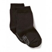 Cotton Socks Sockor Strumpor Black Melton