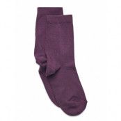 Melton Cotton Socks Lila