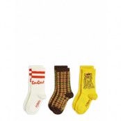 Mini Rodini Coucou 3-Pack Socks Multi/patterned