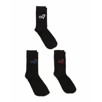 CR7 Cr7 Kids Socks 3-Pack Svart