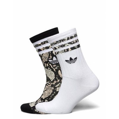 Crew Sock 2Pp Lingerie Socks Regular Socks Multi/mönstrad Adidas Originals