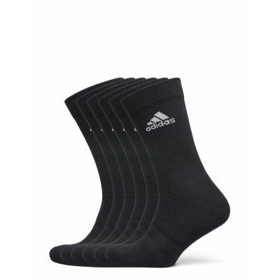Cushi D Crew Socks 6 Pairs Underwear Socks Regular Socks Svart Adidas Performance