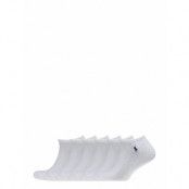 Cushi D Low-Cut-Sock 6-Pack Ankelstrumpor Korta Strumpor White Polo Ralph Lauren Underwear