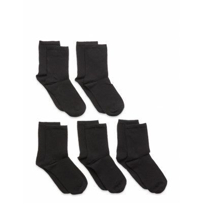 Decoy Kids 5Pk Org. Cot Sock Sockor Strumpor Black Decoy