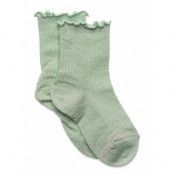 Doris Glitter Socks Sockor Strumpor Green Mp Denmark