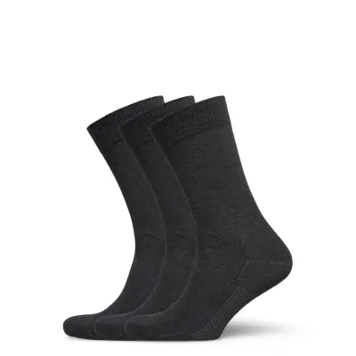 Egtved Egtved Socks Cotton 3-Pack - Grey - 45-48