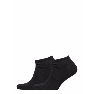 Egtved Footie, Cotton 2-Pack Ankelstrumpor Korta Strumpor Svart Egtved