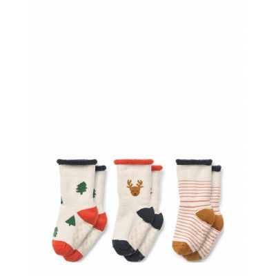 Liewood Eloy Baby Socks 3-Pack Multi/patterned