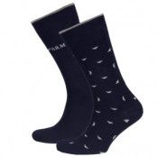 Emporio Armani Colored Basic Stretch Cotton Sock 2-pack * Fri Frakt *