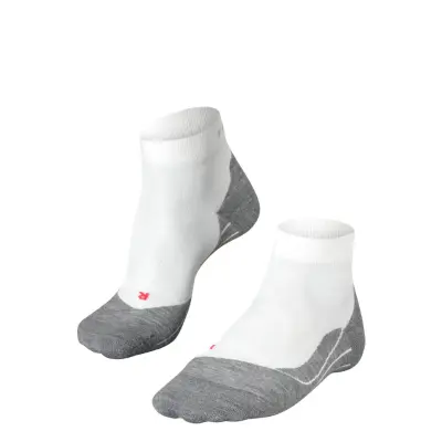 Falke Sport Ru4 Short Running Medium-Cushioned - White - 42-43