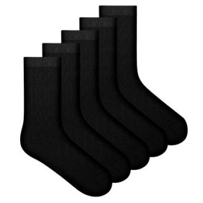 Frank Dandy 5-pack Bamboo Solid Crew No Logo Socks