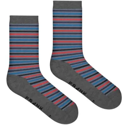 Frank Dandy Bamboo Stripe Crew Sock * Fri Frakt * * Kampanj *