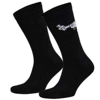 Frank Dandy Non-Violence Knotted Gun Socks * Fri Frakt *