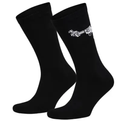 Frank Dandy Non-Violence Knotted Gun Socks * Fri Frakt *
