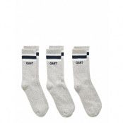 GANT Sport Socks 3-Pack Grå