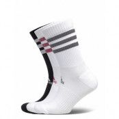 Glam 3-Stripes Cushi D Crew Sport Socks 3 Pairs Underwear Socks Regular Socks Vit Adidas Performance