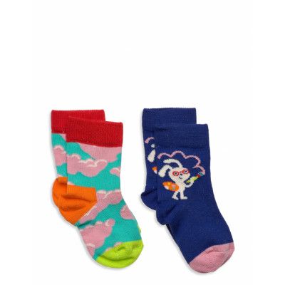 2-Pack Kids Clouds Sock Sockor Strumpor Multi/patterned Happy Socks