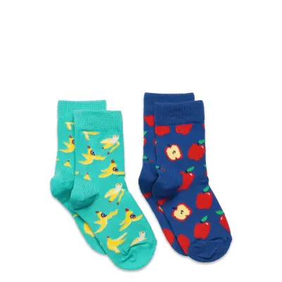 2-Pack Kids Fruit Socks Sockor Strumpor Multi/patterned Happy Socks