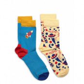 2-Pack Kids Into Space Sock Sockor Strumpor Multi/patterned Happy Socks