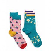 2-Pack Kids Shooting Star Sock Sockor Strumpor Multi/patterned Happy Socks