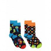 2-Pack Kids Spacetime Socks Sockor Strumpor Multi/patterned Happy Socks