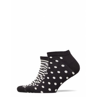 2-Pack Optic Dot Low Sock Ankelstrumpor Korta Strumpor Multi/mönstrad Happy Socks