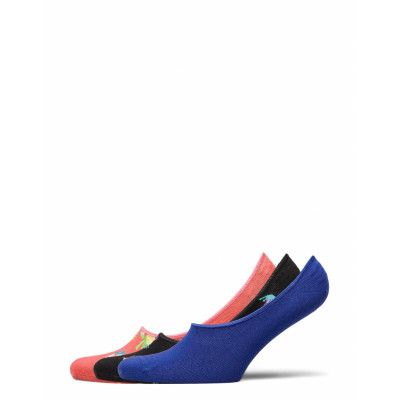 3-Pack Hibiscus Liner Sock Ankelstrumpor Korta Strumpor Multi/mönstrad Happy Socks