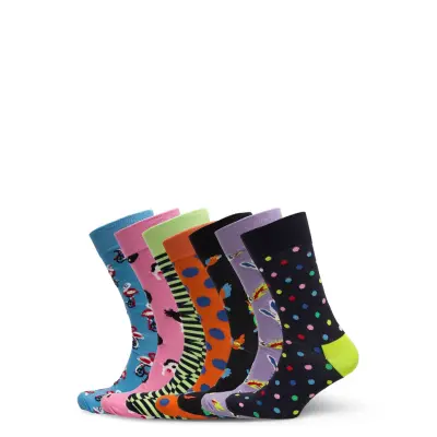 Dot 7-Pack Gift Set Ankelstrumpor Korta Strumpor Multi/mönstrad Happy Socks