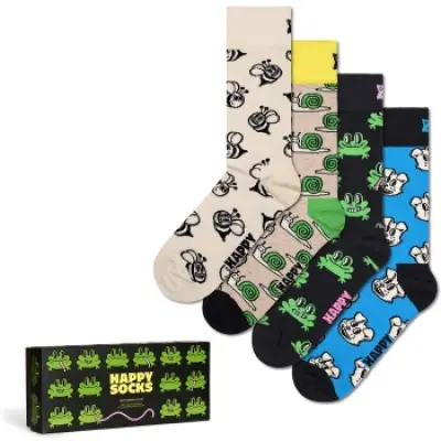 Happy socks 4-pack Happy Animals Socks Gift Set