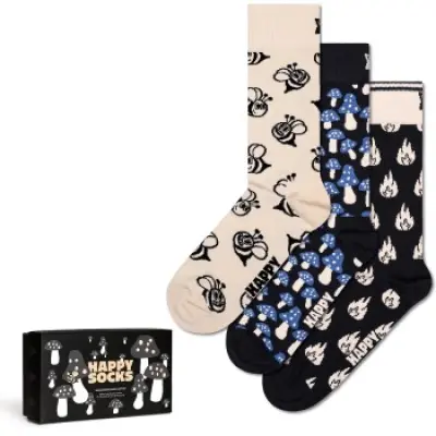 Happy socks 3-pack Monochrome Magic Socks Gift Set