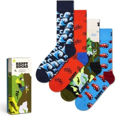 Happy socks 4-pack Out And About Socks Gift Set