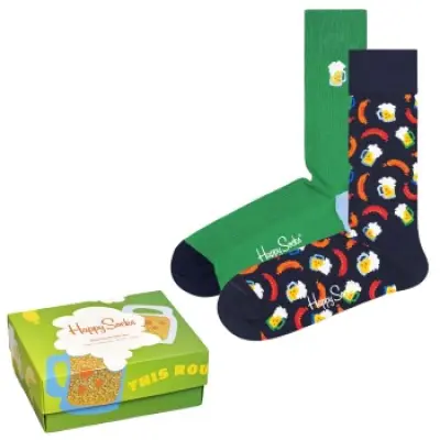 Happy socks 2-pack Beer Gift Box