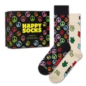 Happy socks 2-pack Peace Socks Gift Set