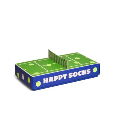 Happy Socks 2-Pack Tennis Socks Gift Set - Blue - 36-40