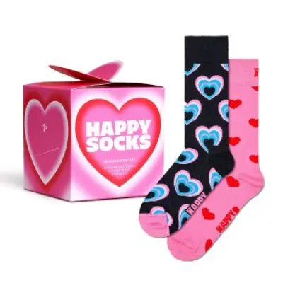Happy socks 2-pack Valentine Gift Set