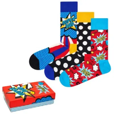 Happy socks 3-pack Fathers Day Gift Box