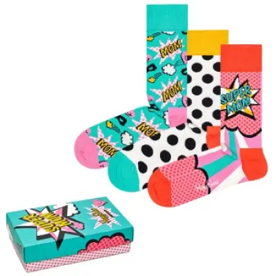 Happy socks 3-pack Mothers Day Gift Box