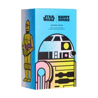 Happy socks 3-pack Star Wars C-3PO And R2-D2 Gift Box