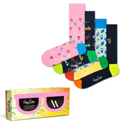 Happy socks 4-pack Tropical Day Socks Gift Box