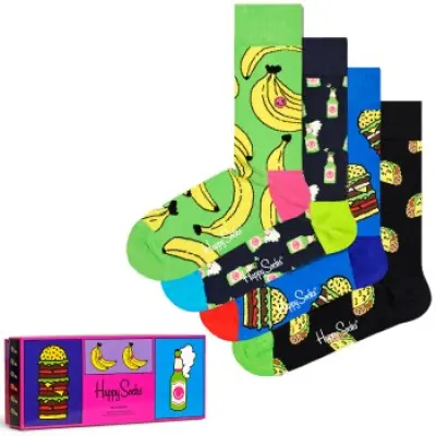 Happy socks 4-pack Yummy Yummy Socks Gift Set