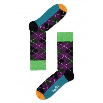 Happy socks - Argyle - Green/Purple