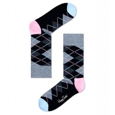 Happy socks - Argyle Sock - Grey/Black
