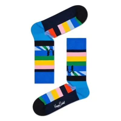 Happy Socks Beatles Legend Crossing Sock
