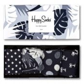 Happy Socks Black And White Gift Box 4-pack * Fri Frakt *