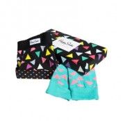 Happy socks Combo Box Triangle Boxer and Sock Blck * Fri Frakt * * Kampanj *