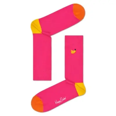 Happy Socks Embroidery Banana Sock