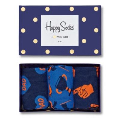 Happy socks 3-pack Fathers Day Box * Fri Frakt *