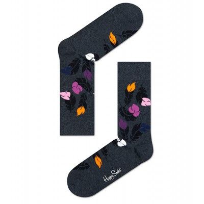 Happy socks - Feather sock - Grey